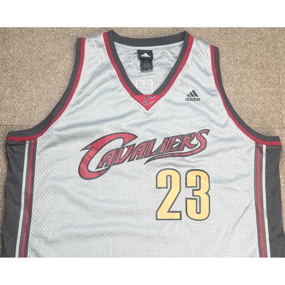 Adidas‎ NBA Cleveland Cavaliers #23 Lebron James Basketball Jersey Size 2XL - Picture 2 of 9